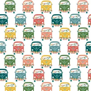 Live Your Adventure by 3 Wishes Fabrics PEACE LOVE TRAVEL/WHITE