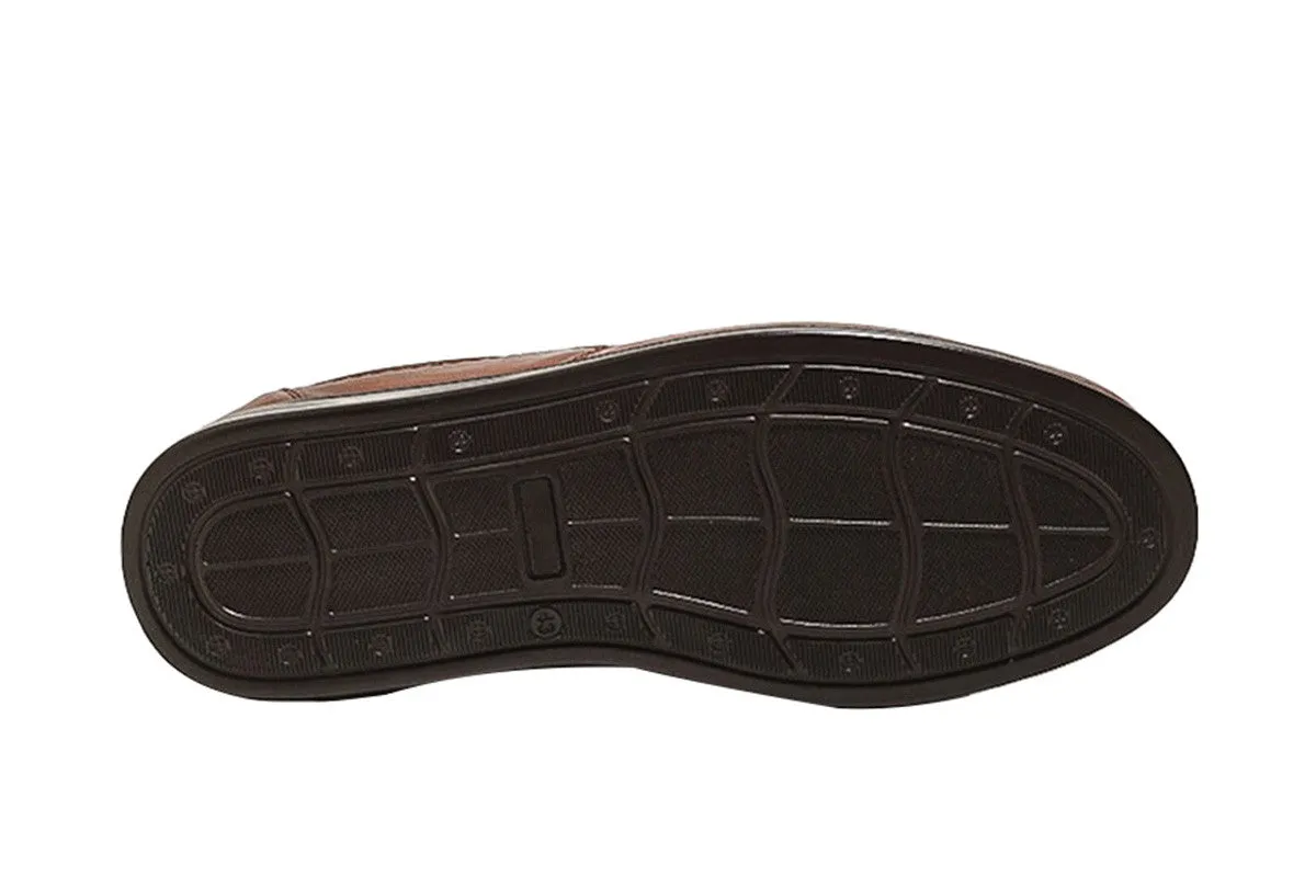Lorient Brown Moc Toe Derby Shoes