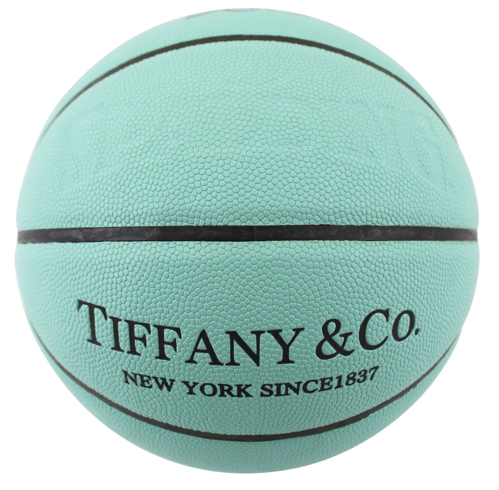 Magic Johnson & Larry BIrd Signed Tiffany & Co X Basketball LE w/ Case BAS Wit