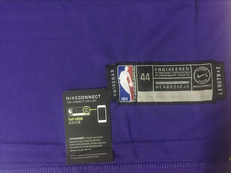 Men 0 Kyle Kuzma Jersey Purple Los Angeles Lakers Swingman Fanatics
