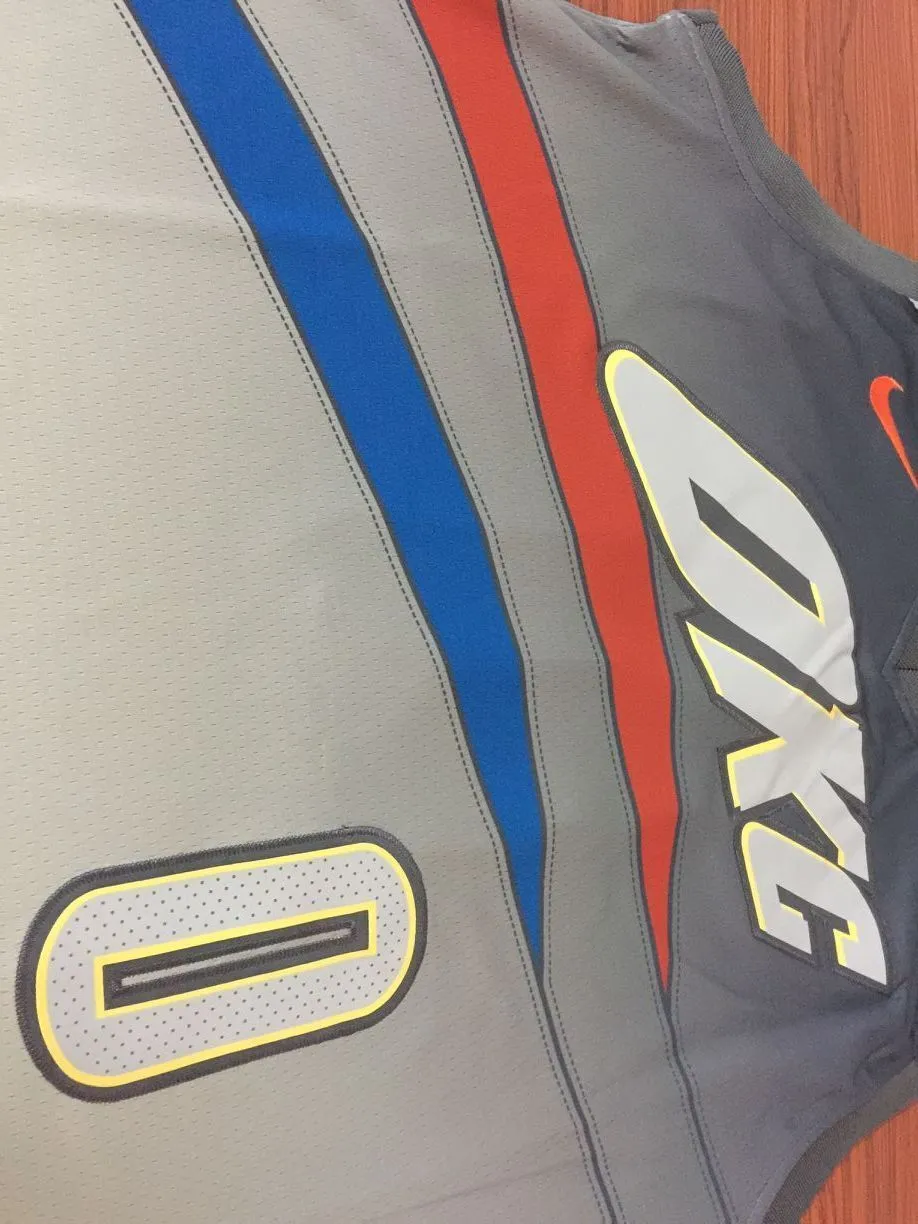 Men 0 Russell Westbrook City Edition Jersey Oklahoma City Thunder Fanatics