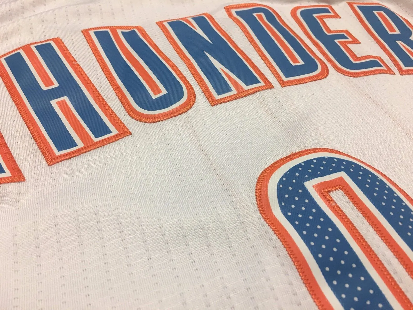 Men 0 Russell Westbrook Jersey White Oklahoma City Thunder Fanatics