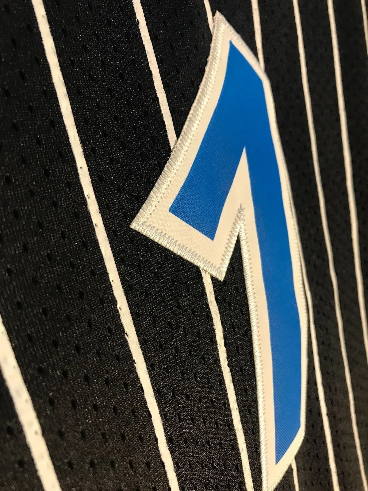 Men 1 Penny Hardaway Jersey Black Orlando Magic Throwback Swingman
