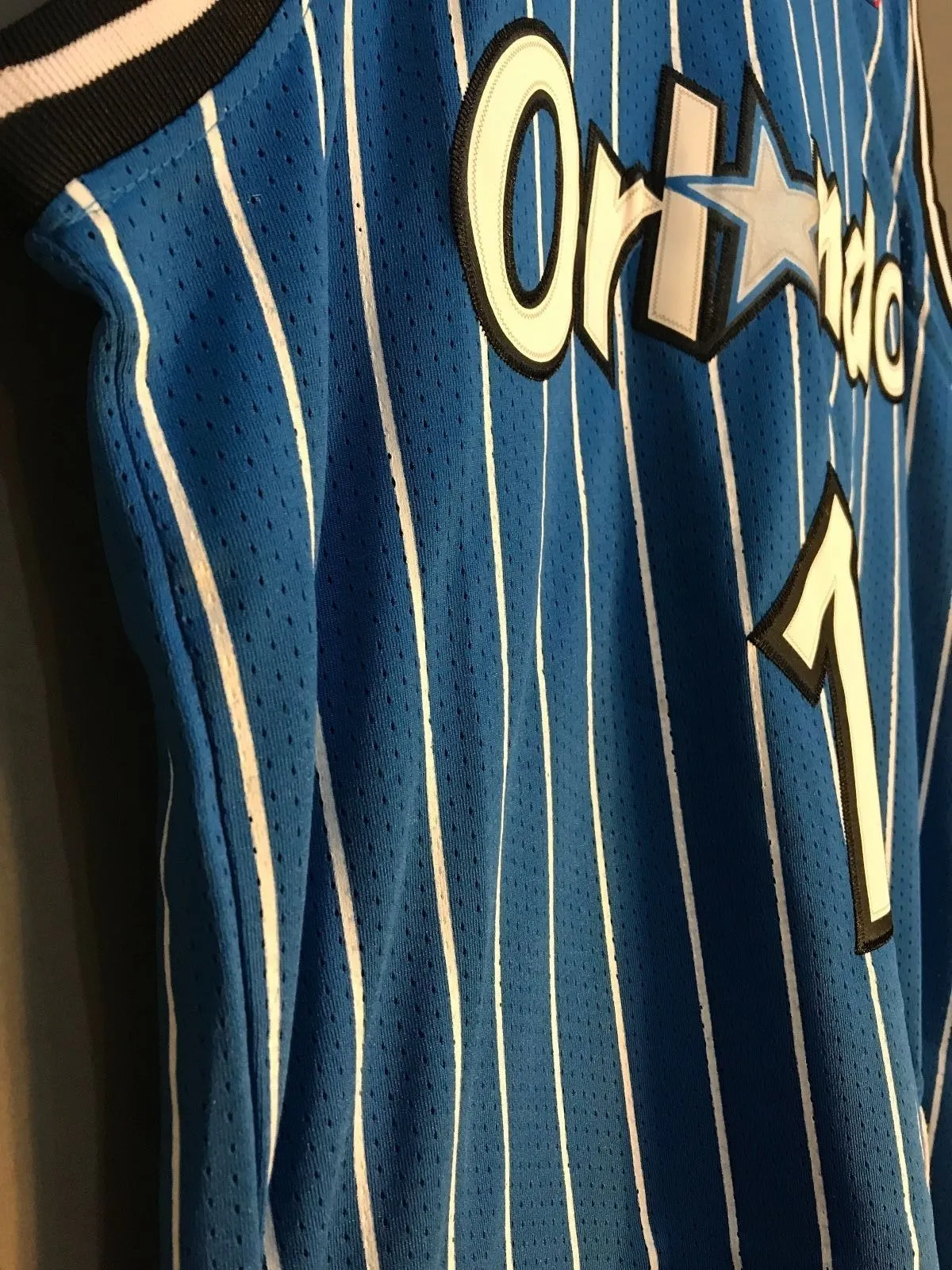 Men 1 Penny Hardaway Jersey Blue Orlando Magic Swingman Fanatics