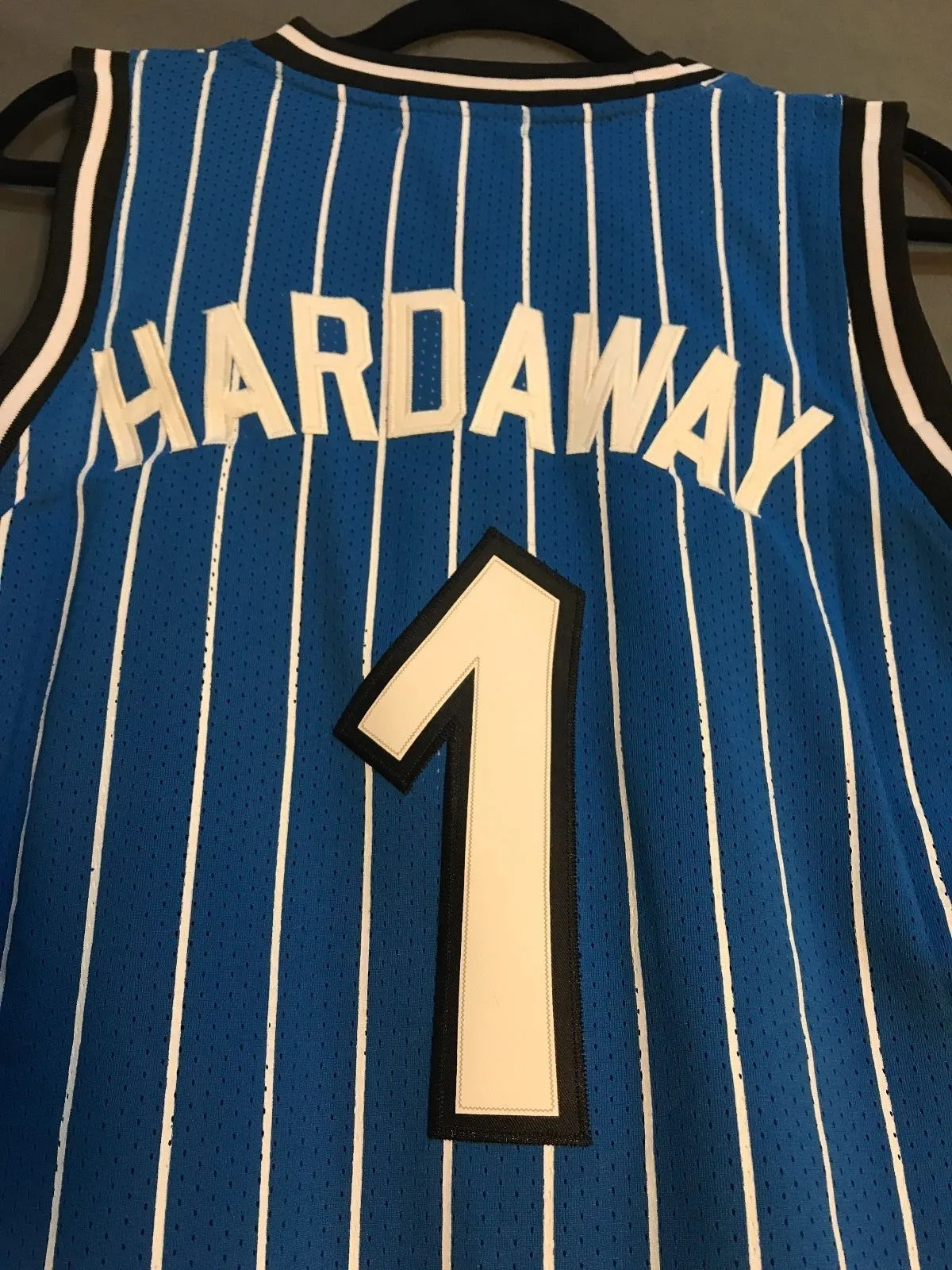 Men 1 Penny Hardaway Jersey Blue Orlando Magic Swingman Fanatics