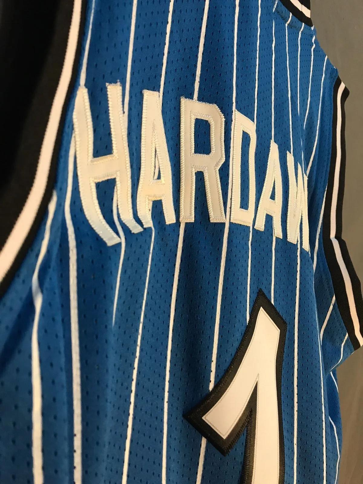 Men 1 Penny Hardaway Jersey Blue Orlando Magic Swingman Fanatics