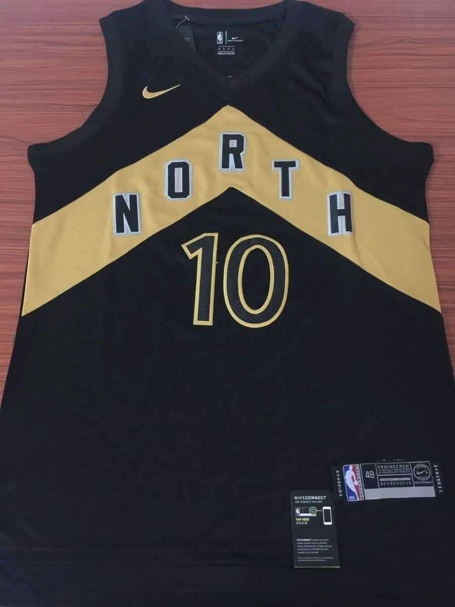 Men 10 DeMar DeRozan Jersey City Black Toronto Raptors Jersey Fanatics