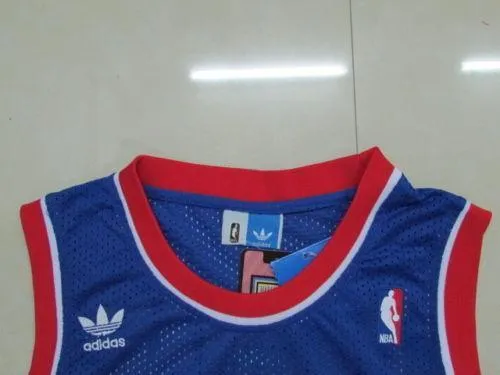 Men 10 Dennis Rodman Jersey Blue Detroit Pistons Jersey Swingman Fanatics