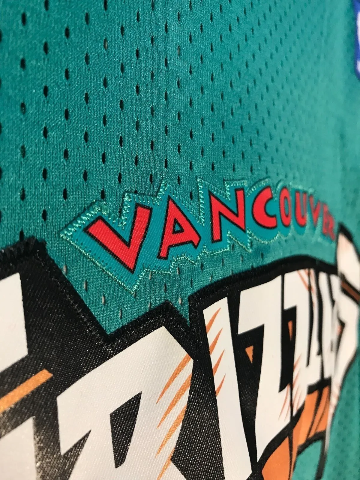 Men 10 Mike Bibby Jersey Green Vancouver Grizzlies Throwback Swingman