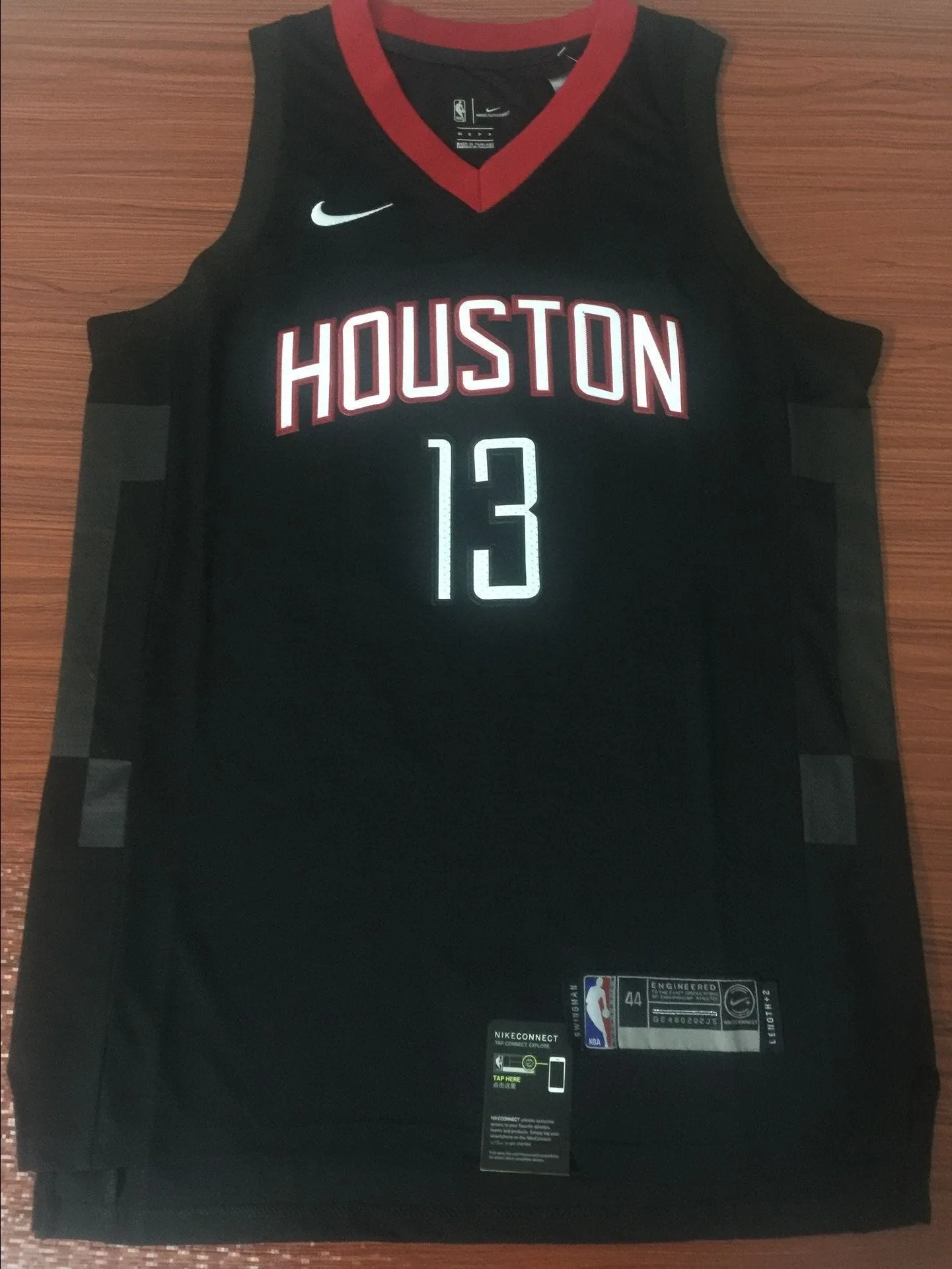 Men 13 James Harden Jersey Black Houston Rockets Swingman Fanatics