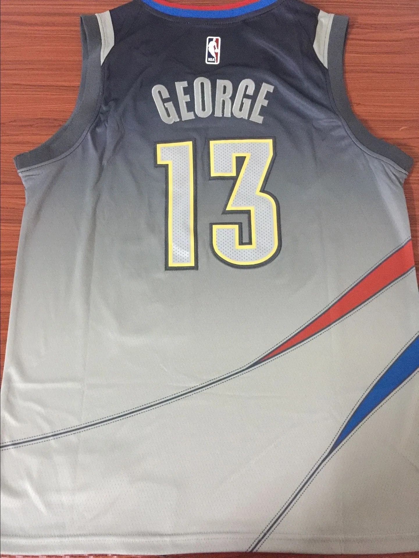 Men 13 Paul George City Edition Jersey Oklahoma City Thunder Fanatics