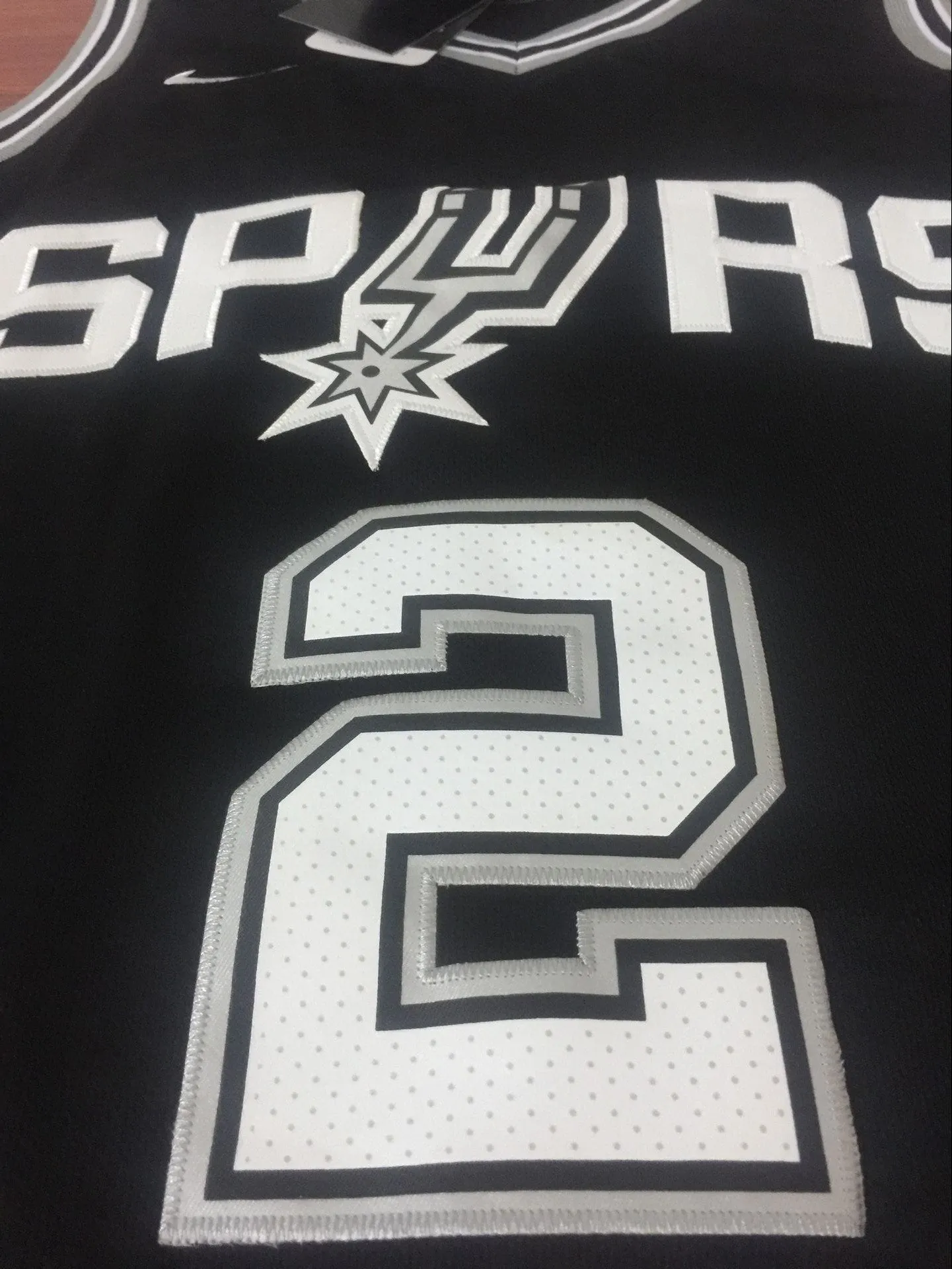 Men 2 Kawhi Leonard Jersey Black San Antonio Spurs Swingman Jersey
