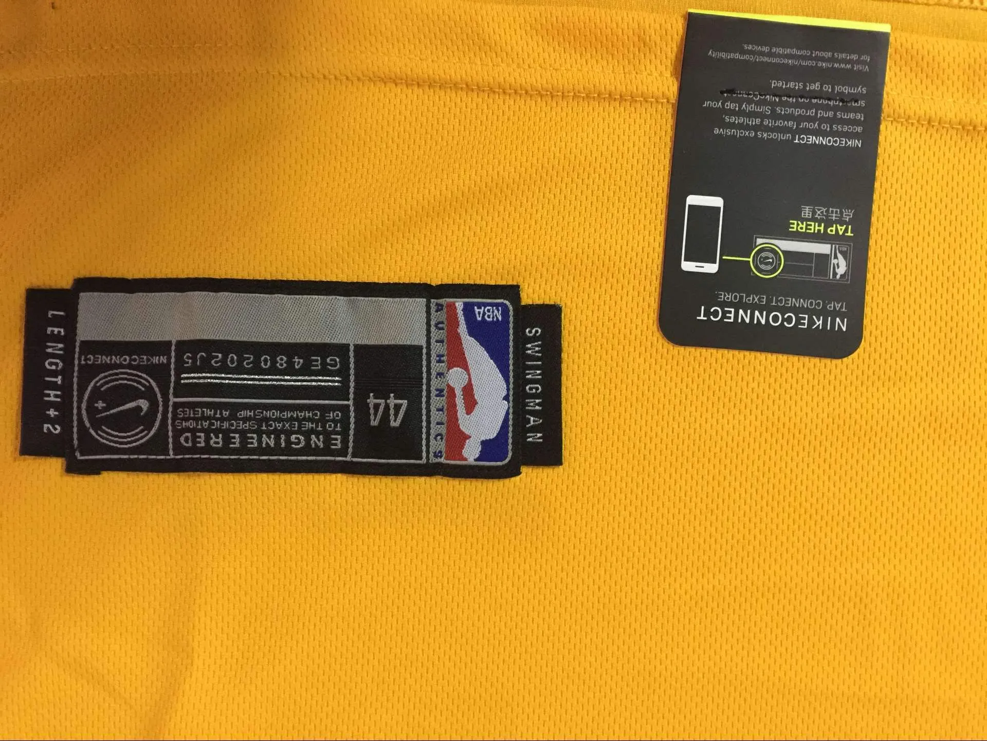 Men 2 Lonzo Ball Jersey Yellow Los Angeles Lakers Jersey Swingman Fanatics