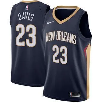Men 23 Anthony Davis Jersey Black New Orleans Pelicans Swingman Fanatics