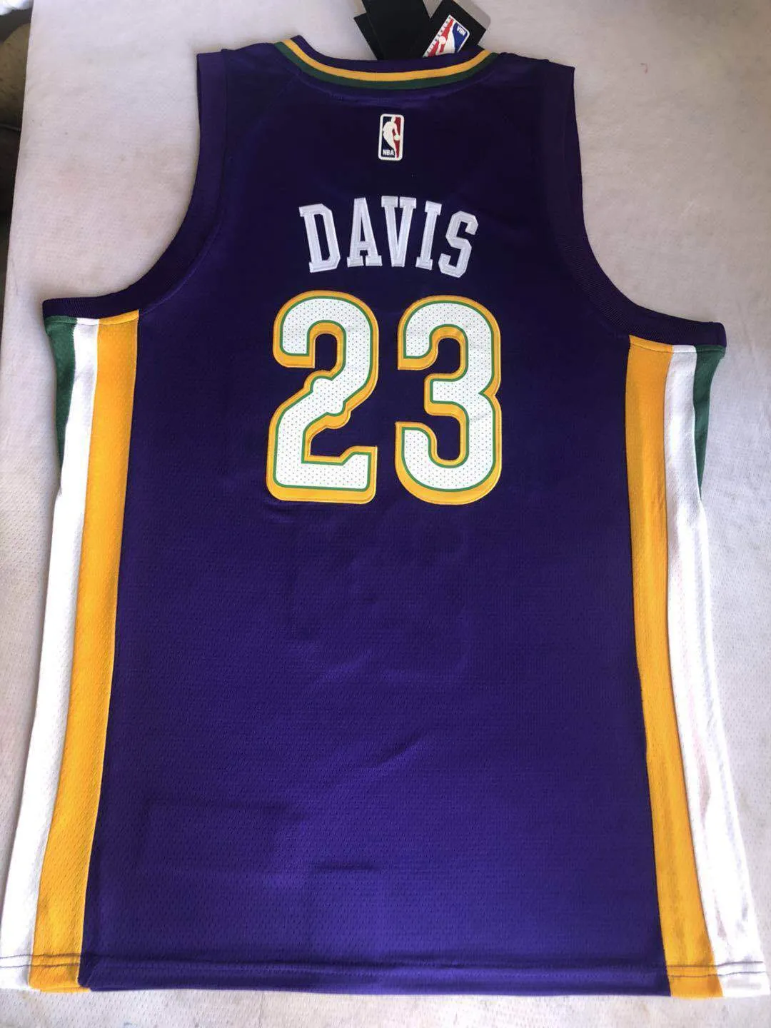 Men 23 Anthony Davis Jersey Purple New Orleans Pelicans City Edition