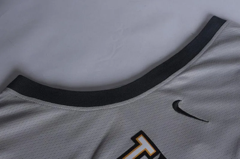 Men 23 Lebron James the Land Jersey Gray Cleveland Cavaliers City Player