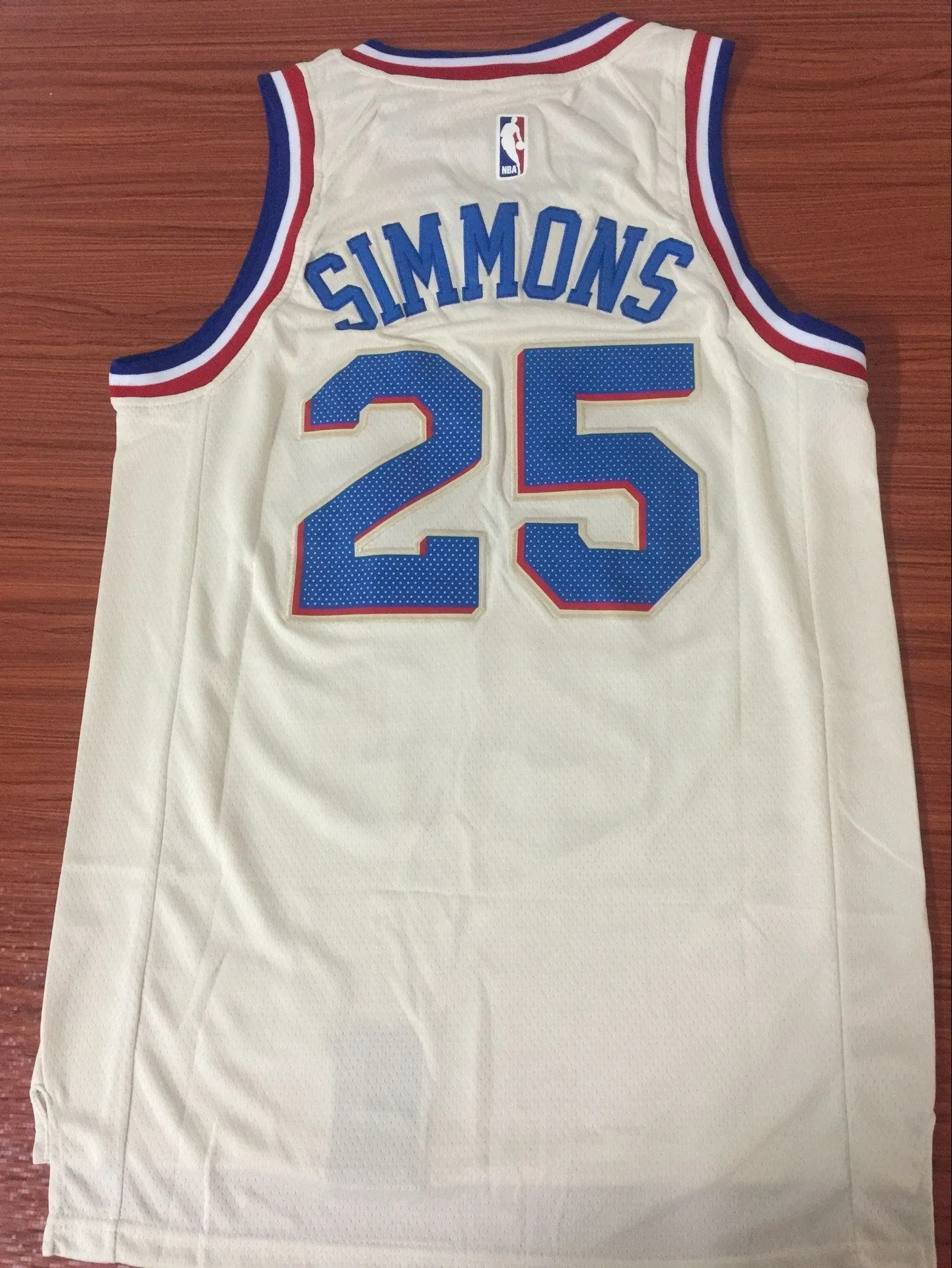Men 25 Ben Simmons City Jersey White Philadelphia 76ers City Edition Jersey
