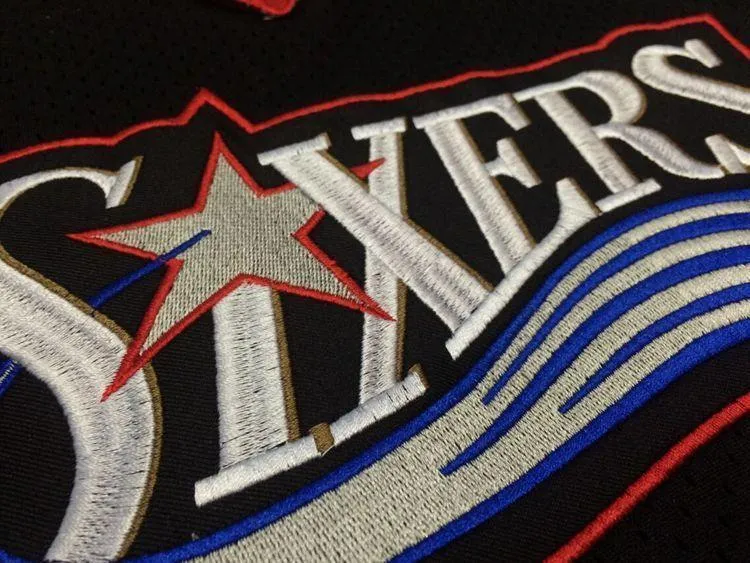 Men 3 Allen Iverson Jersey Black Philadelphia 76ers Jersey Fanatics