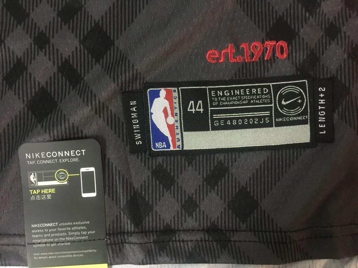 Men 3 C.J. McCollum City Jersey Black Portland Trail Blazers Swingman Jersey