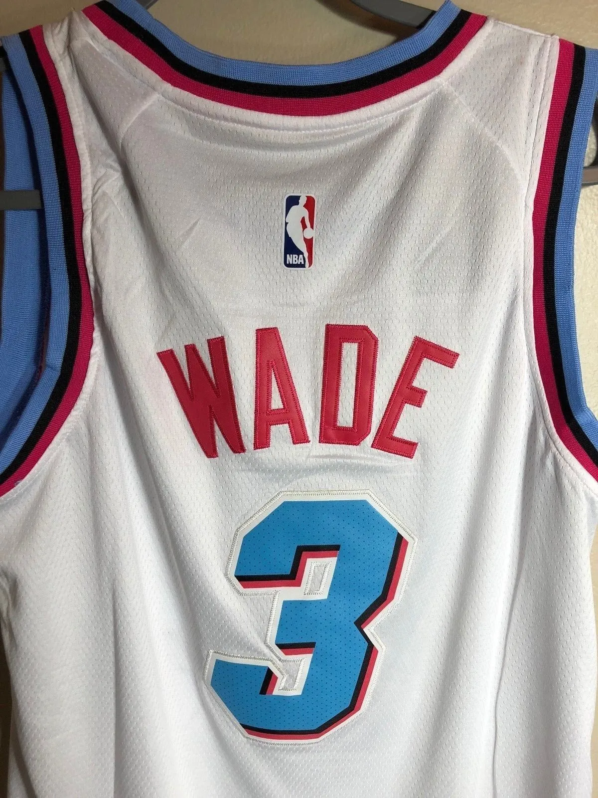 Men 3 Dwyane Wade City Jersey White Miami Heat jersey Fanatics Swingman