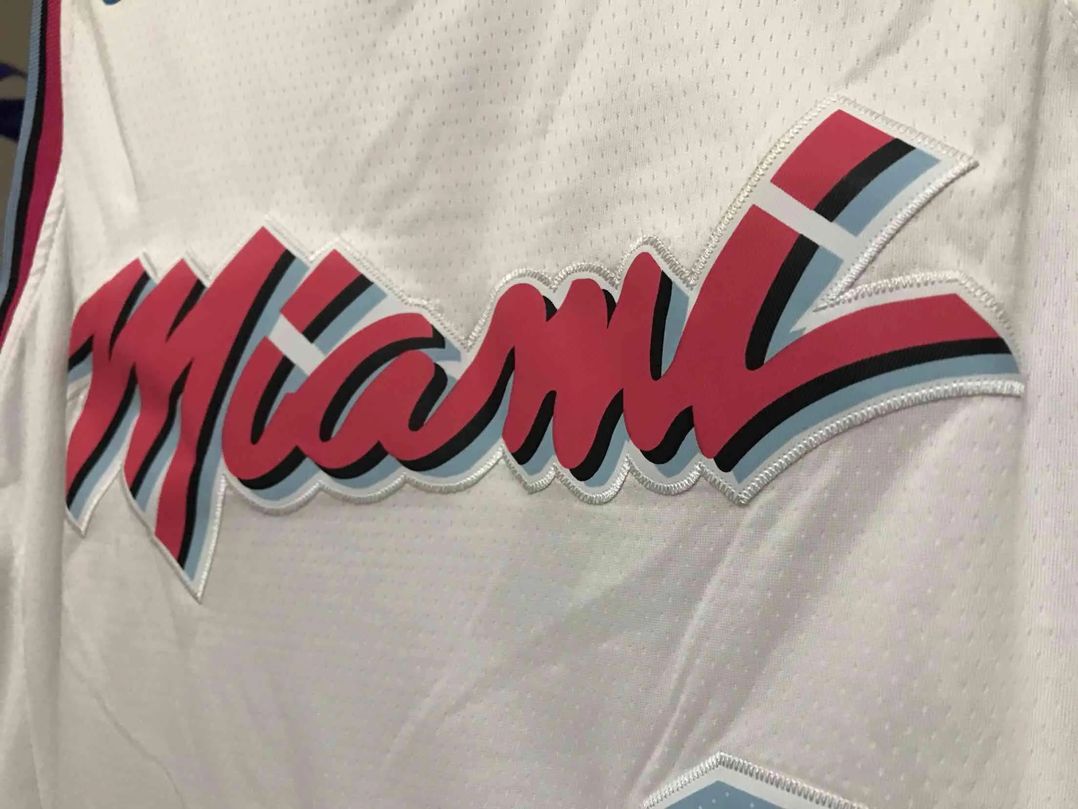 Men 3 Dwyane Wade City Jersey White Miami Heat jersey Fanatics Swingman