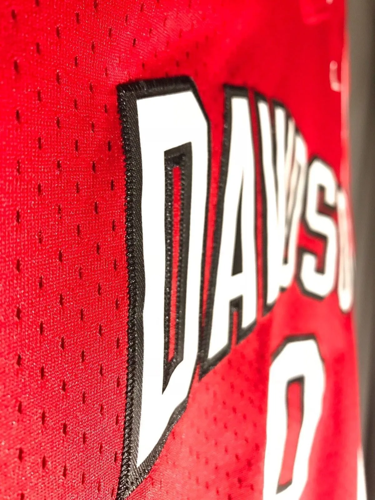 Men 30 Stephen Curry Jersey Red Davidson Wildcats Throwback Swingman