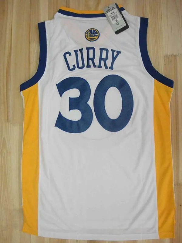 Men 30 Stephen Curry Jersey White Golden State Warriors Jersey Swingman