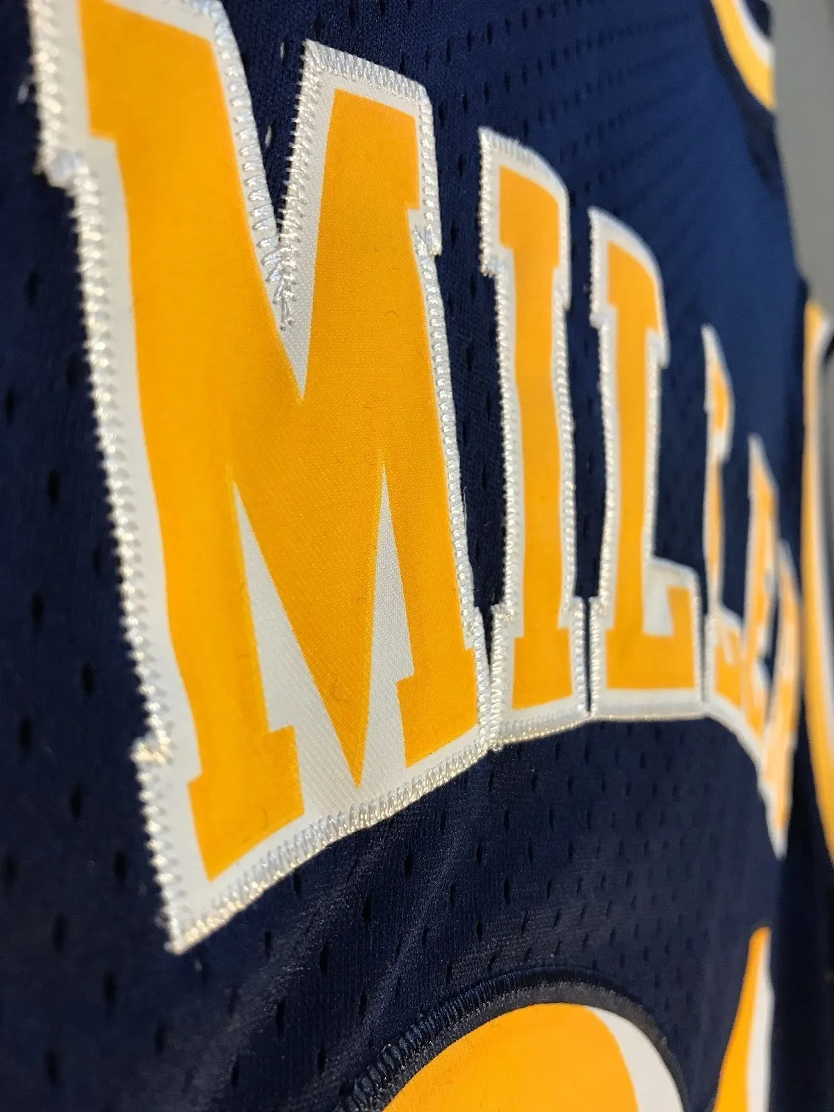 Men 31 Reggie Miller Jersey Indiana Pacers Jersey Throwback Swingman