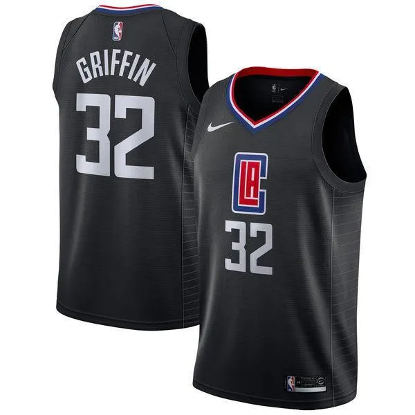 Men 32 Blake Griffin Jersey Black LA Clippers Swingman Fanatics