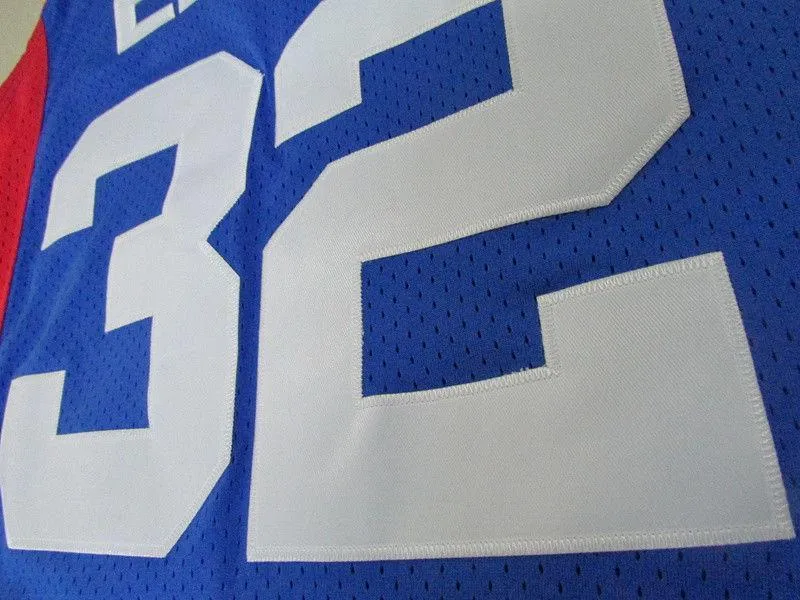 Men 32 Julius Erving Jersey New York Nets Blue Hardwood Classic