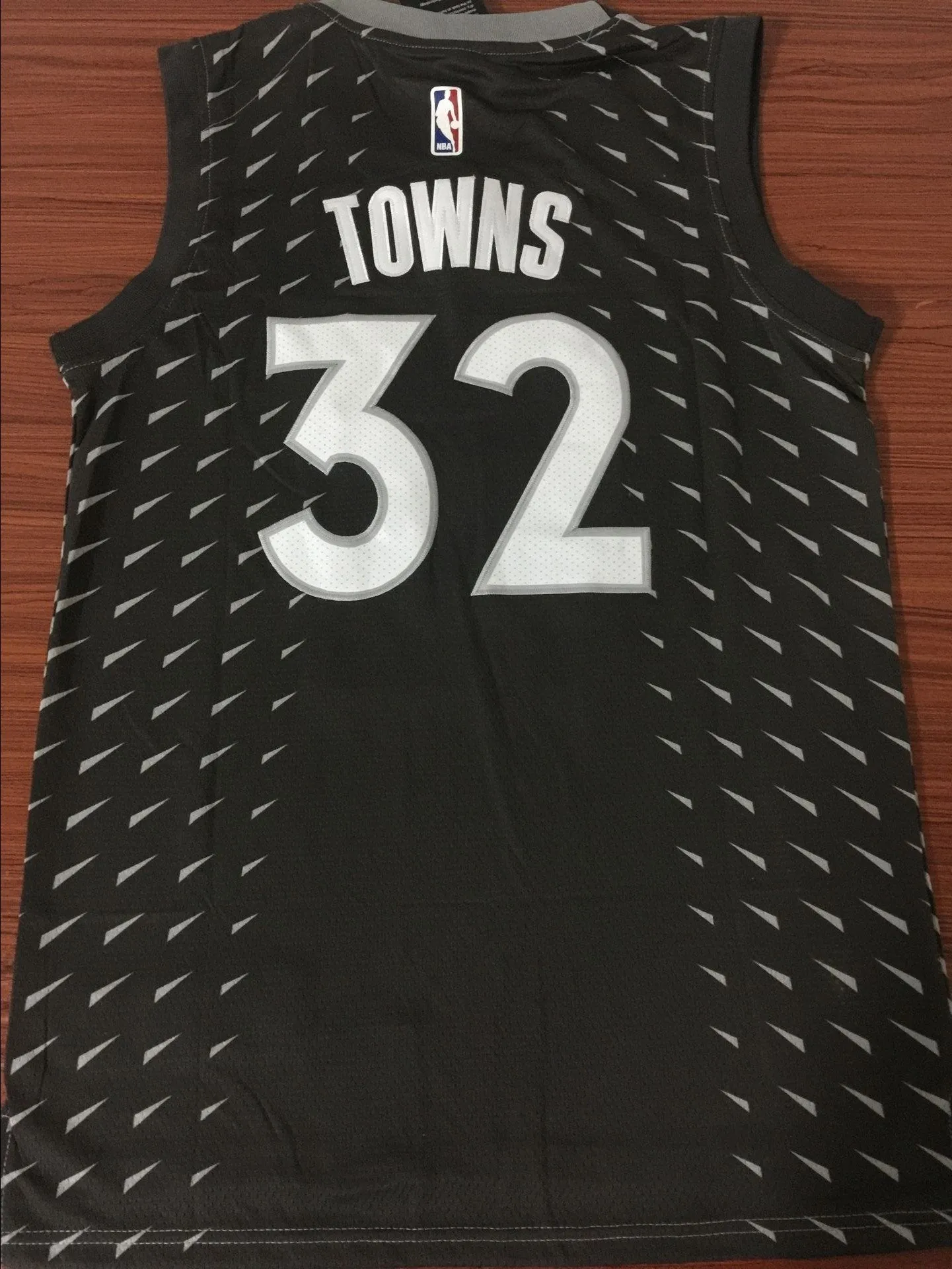 Men 32 Karl-Anthony Towns City Jersey Gray Minnesota Timberwolves Fans