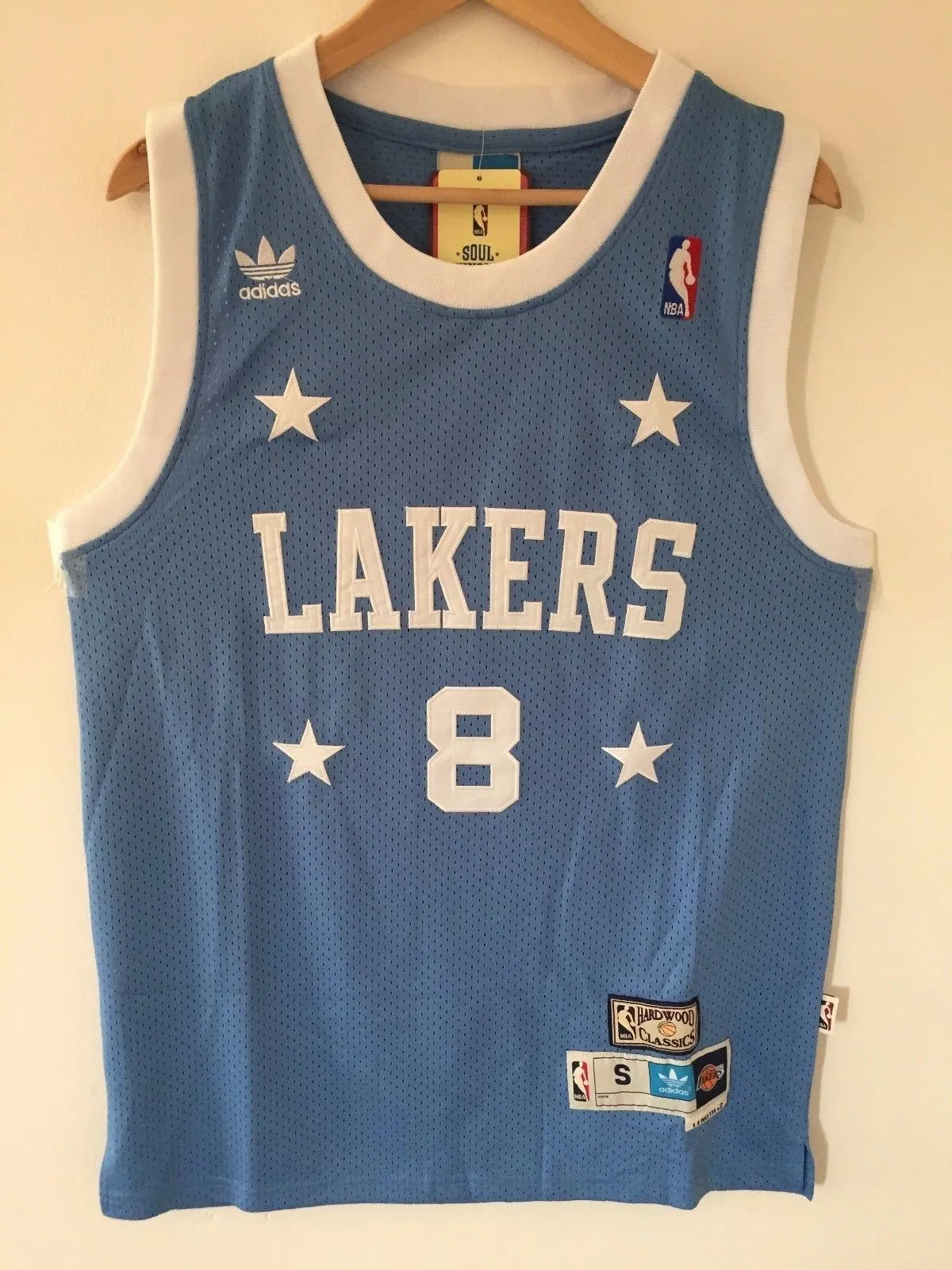 Men 8 Kobe Bryant Jersey Light Blue Los Angeles Lakers Swingman Jersey