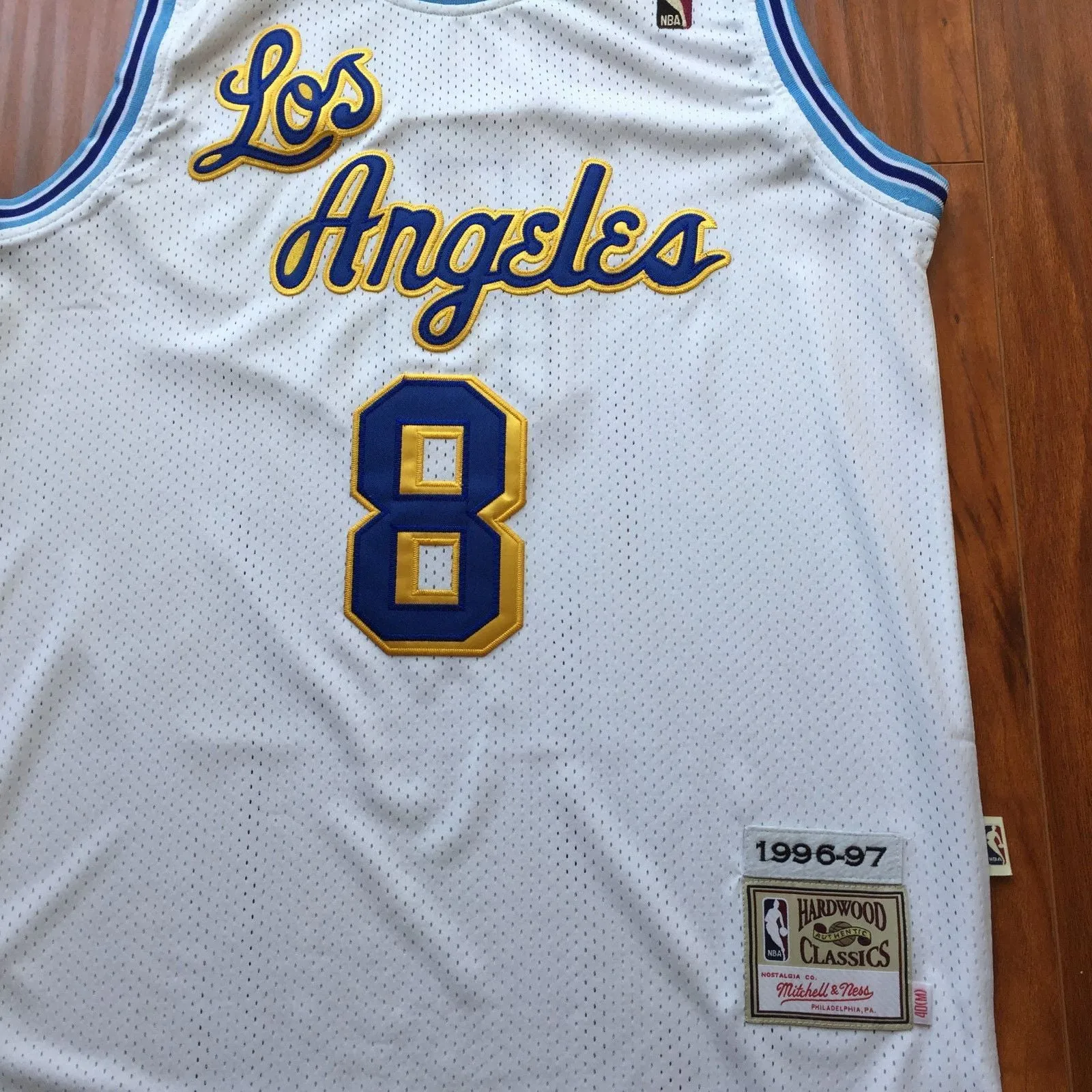 Men 8 Kobe Bryant Jersey White Christmas Los Angeles Lakers Swingman Jersey