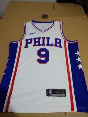Men 9 Dario Saric Jersey White Philadelphia 76ers Swingman Fanatics