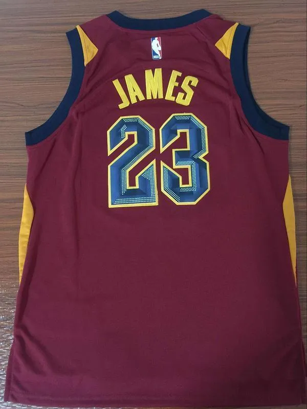Men CAVS 23 Lebron James Jersey Red Cleveland Cavaliers Jersey Fanatics