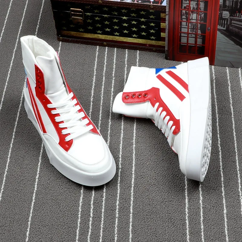 Men Fashion Ankle Boots High Quality High Top Short Boots Autumn Winter Spring Men Shoes Botas Hombre Sneakers