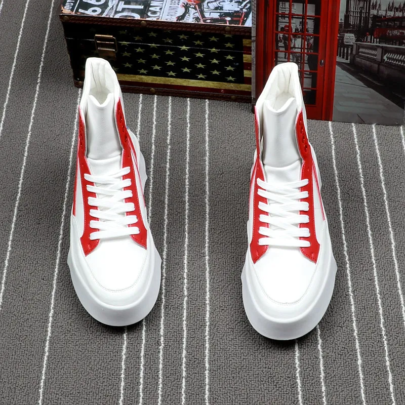 Men Fashion Ankle Boots High Quality High Top Short Boots Autumn Winter Spring Men Shoes Botas Hombre Sneakers