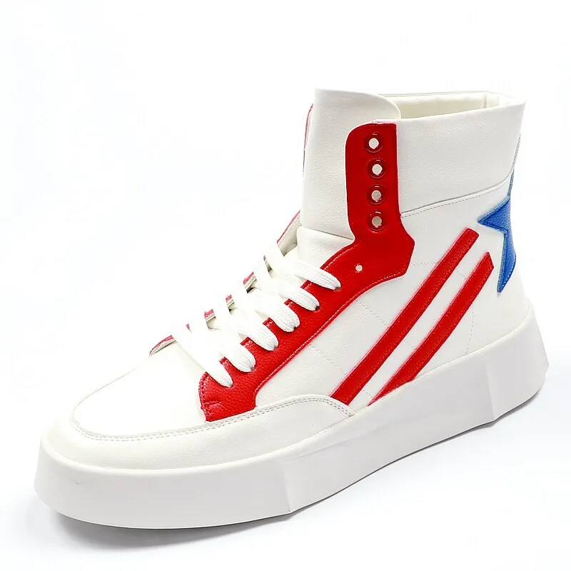 Men Fashion Ankle Boots High Quality High Top Short Boots Autumn Winter Spring Men Shoes Botas Hombre Sneakers