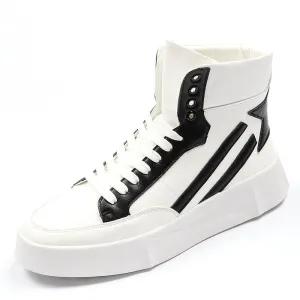 Men Fashion Ankle Boots High Quality High Top Short Boots Autumn Winter Spring Men Shoes Botas Hombre Sneakers