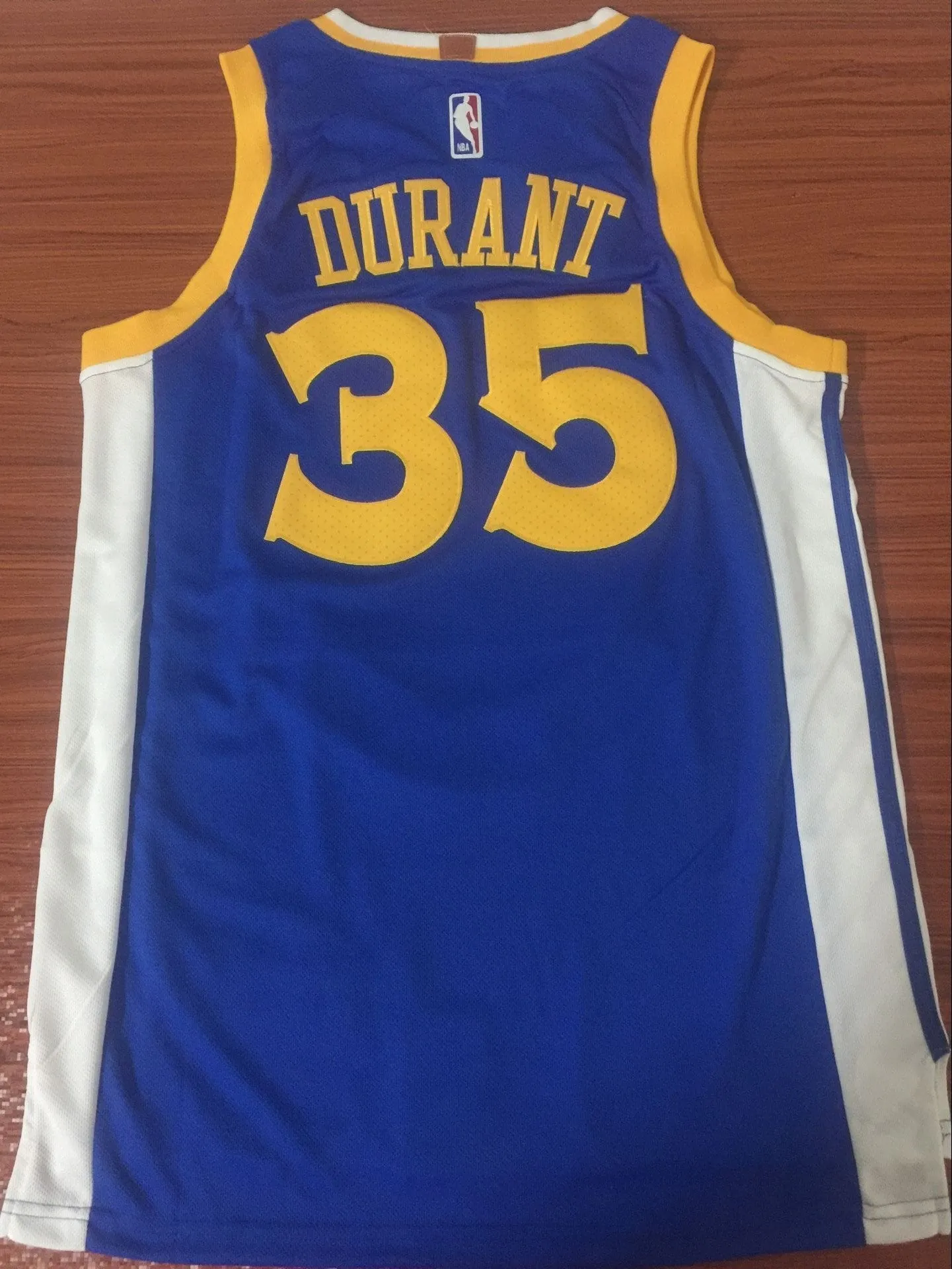 Men GSW 35 Kevin Durant Jersey Blue Golden State Warriors Jersey Fans