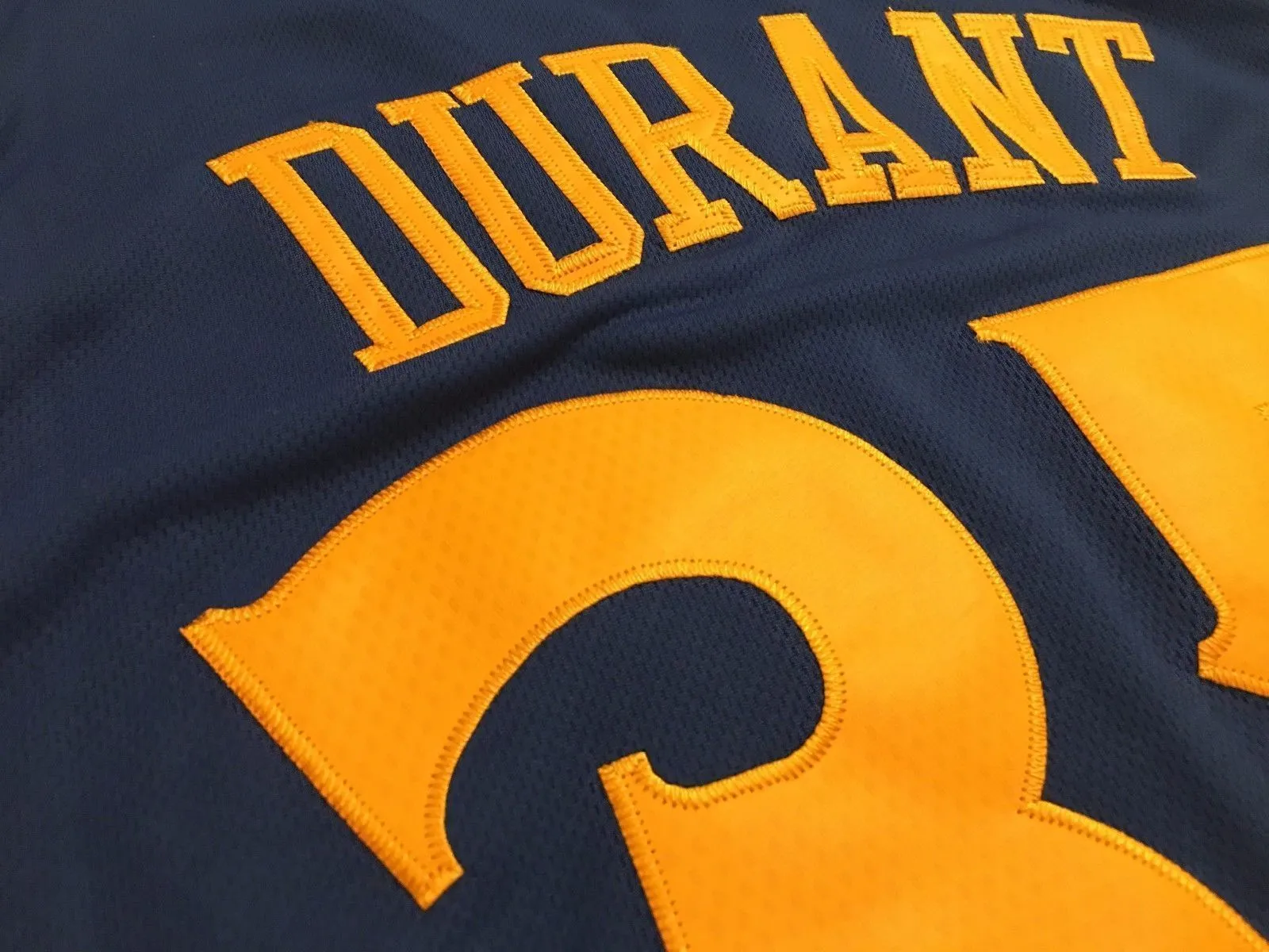 Men GSW 35 Kevin Durant Jersey Blue Golden State Warriors Jersey