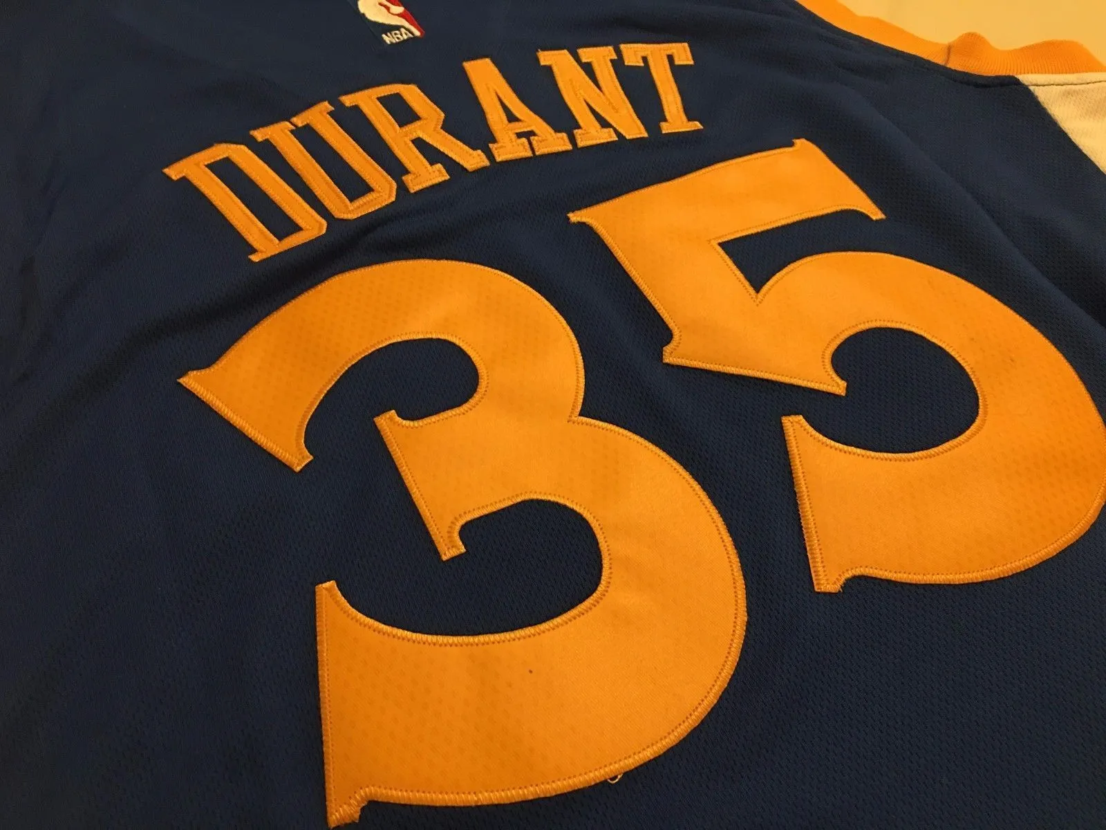 Men GSW 35 Kevin Durant Jersey Blue Golden State Warriors Jersey