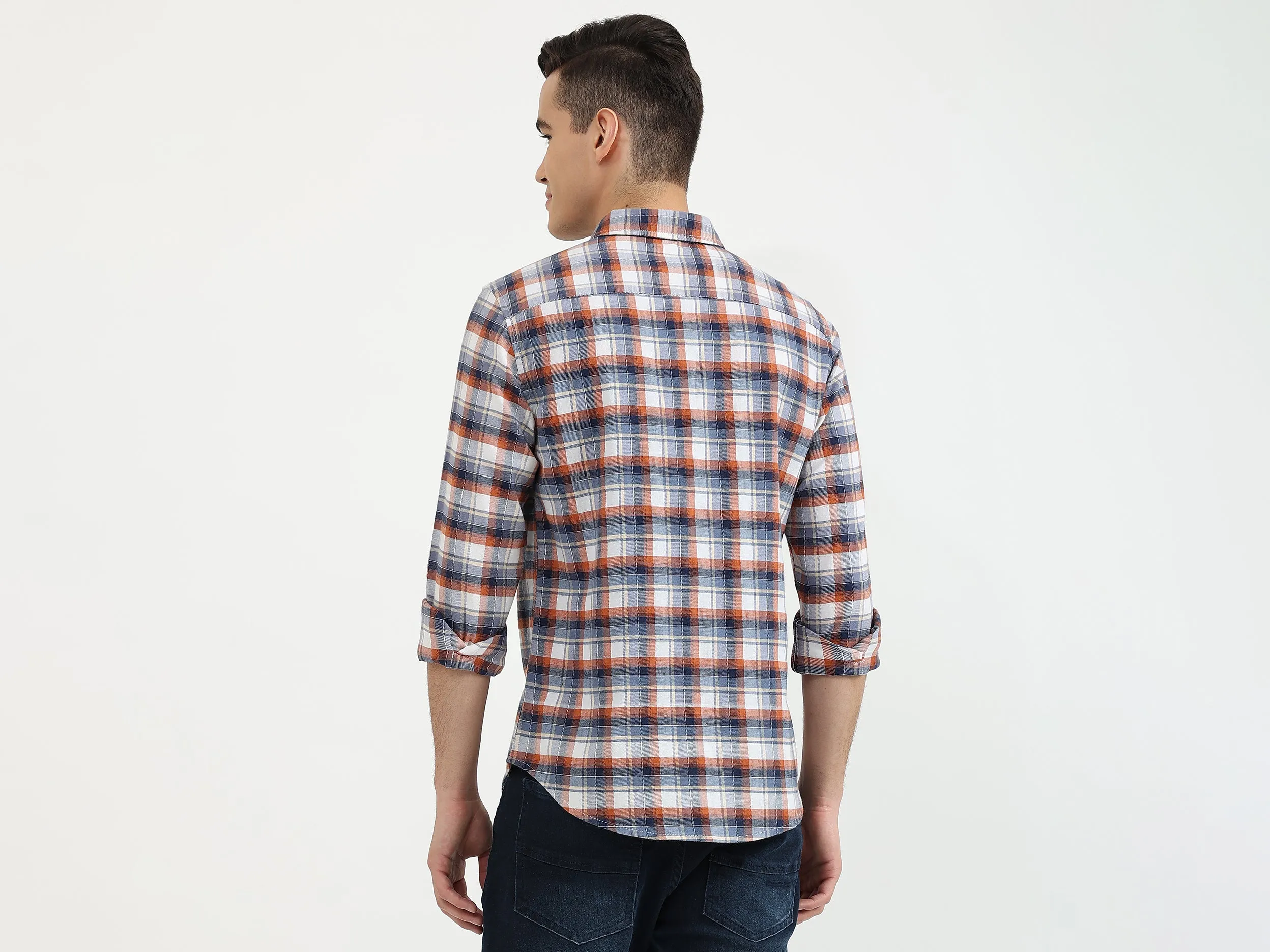 Mens Slim Fit Check Shirt