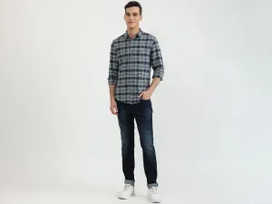 Mens Slim Fit Check Shirt