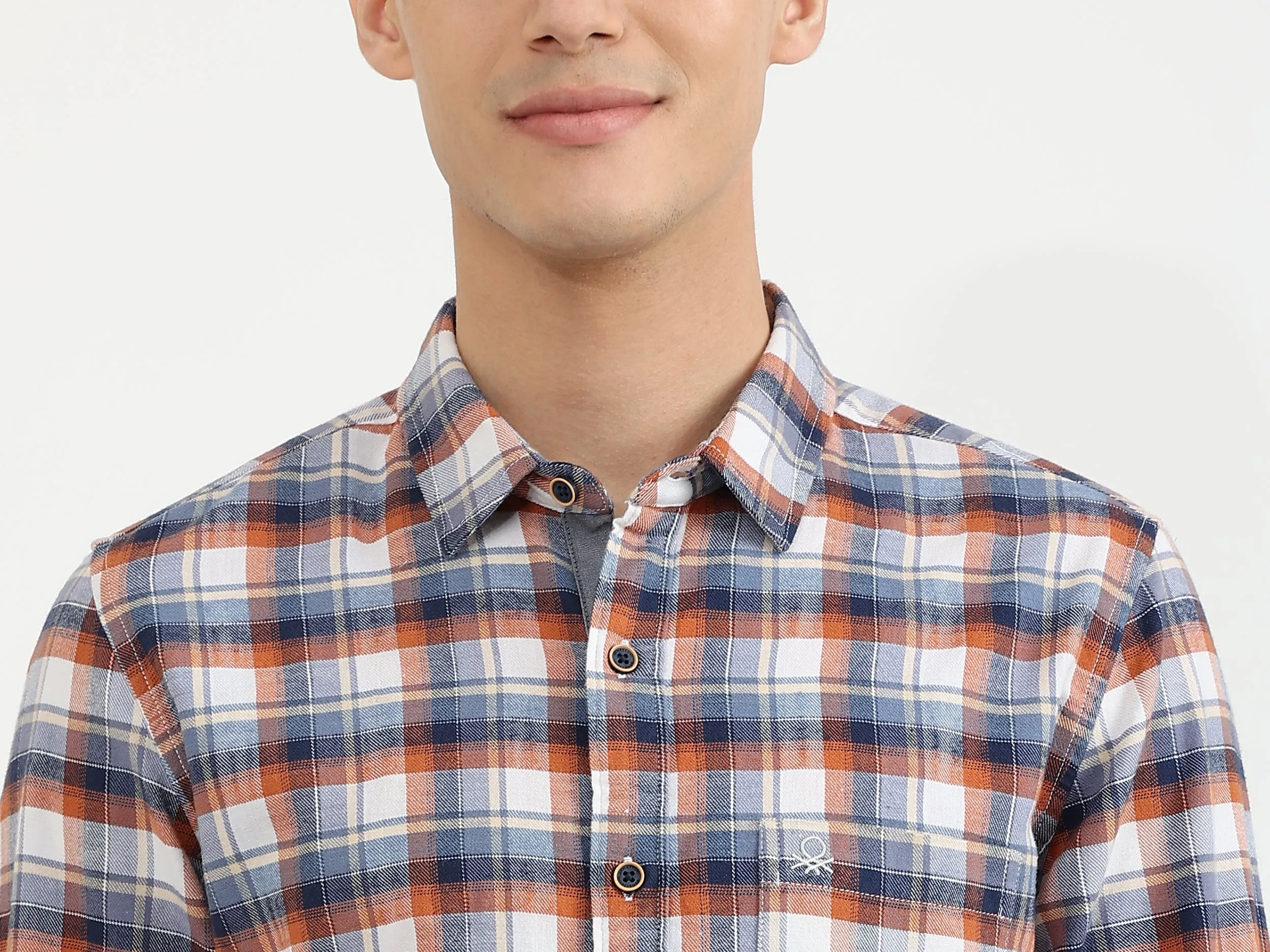 Mens Slim Fit Check Shirt