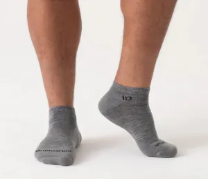 Men’s Solid Cushioned No Show Socks - 9000