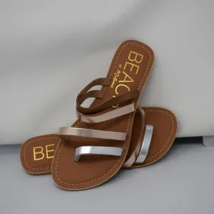 Metallic Sandals