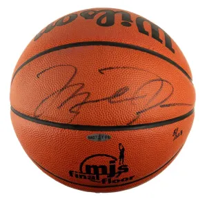 Michael Jordan Chicago Bulls Signed Wilson Jet NBA Basketball JSA ZZ05105