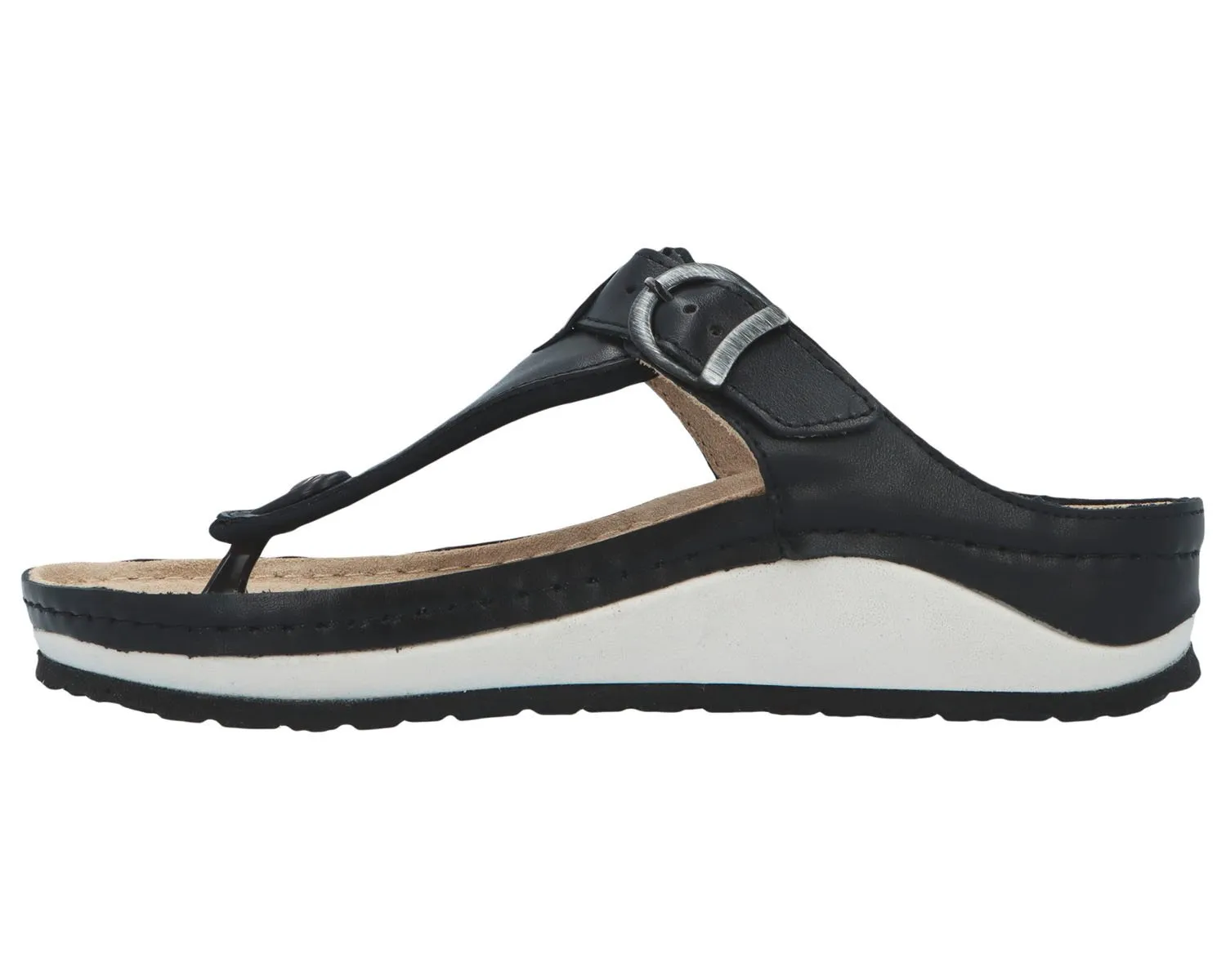 MILA Black Calfskin Leather