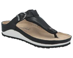 MILA Black Calfskin Leather